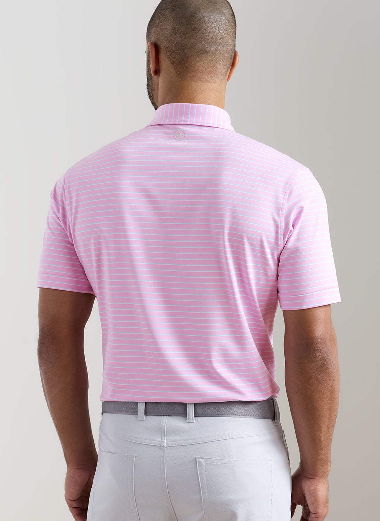 Peter Millar -  Dunnes Performance Jersey Polo - Pink Parfait