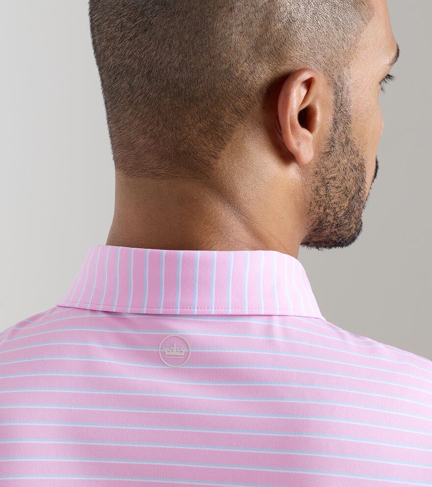 Peter Millar -  Dunnes Performance Jersey Polo - Pink Parfait
