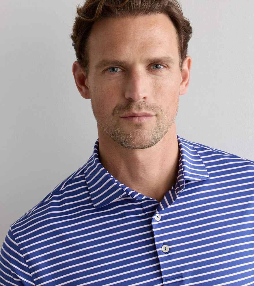 Peter Millar - Dunnes Performance Jersey Polo - Sports Navy