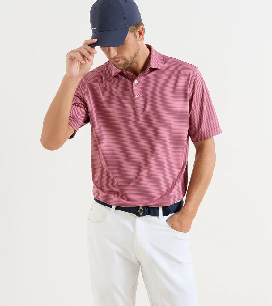 Peter Millar - Bolt Performance Jersey Polo - Chili Red