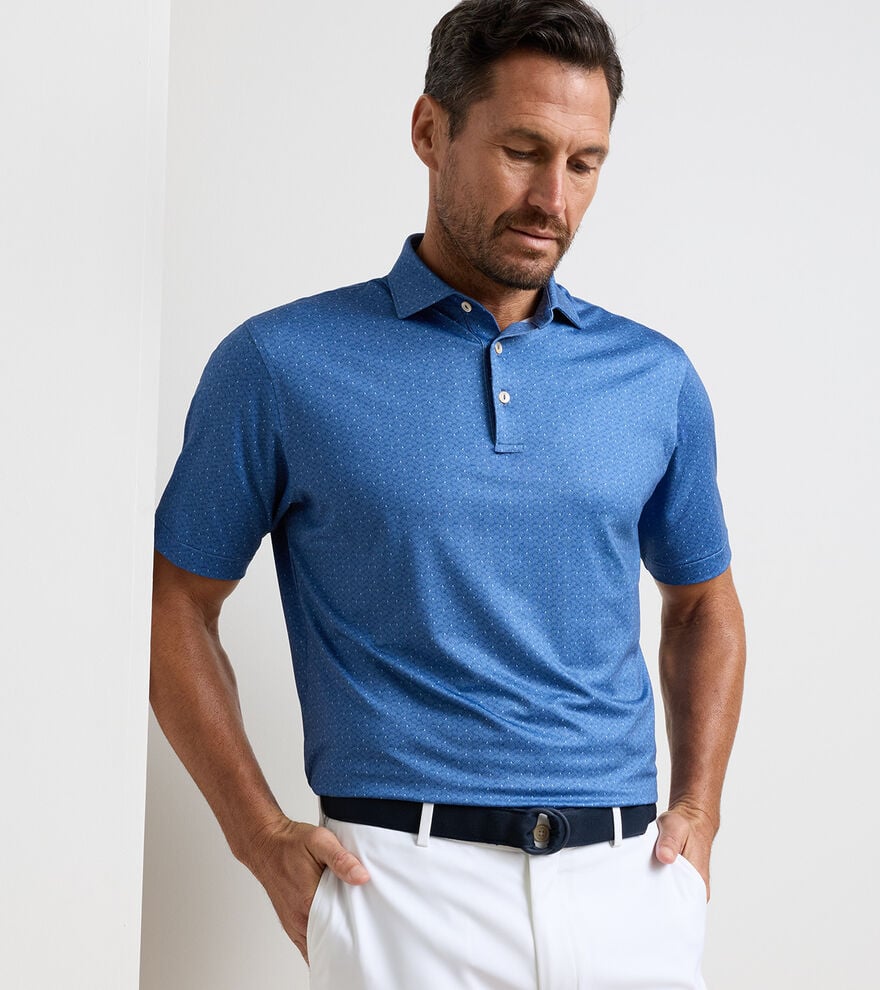 Peter Millar - Negroni Performance Jersey Polo - Windsor Blue