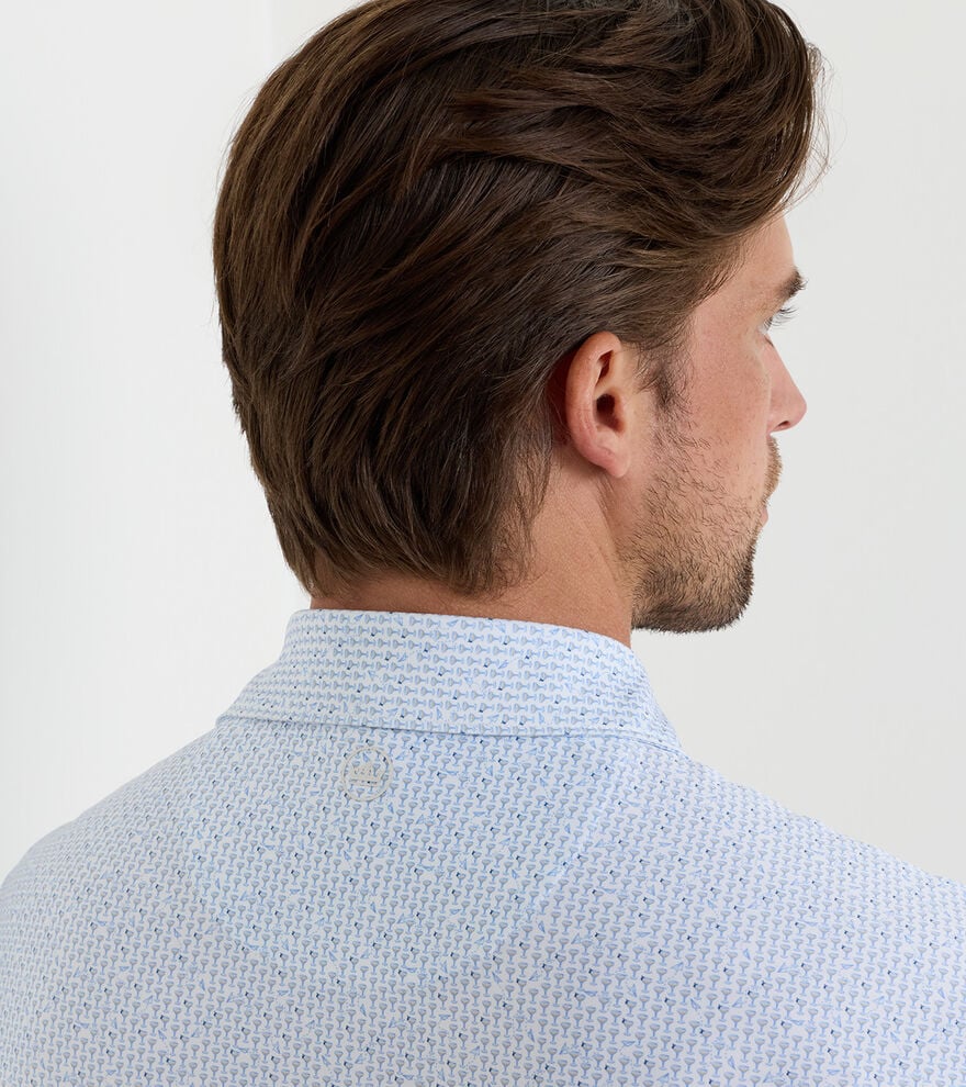 Peter Millar - Paper Plane Performance Jersey Polo - White
