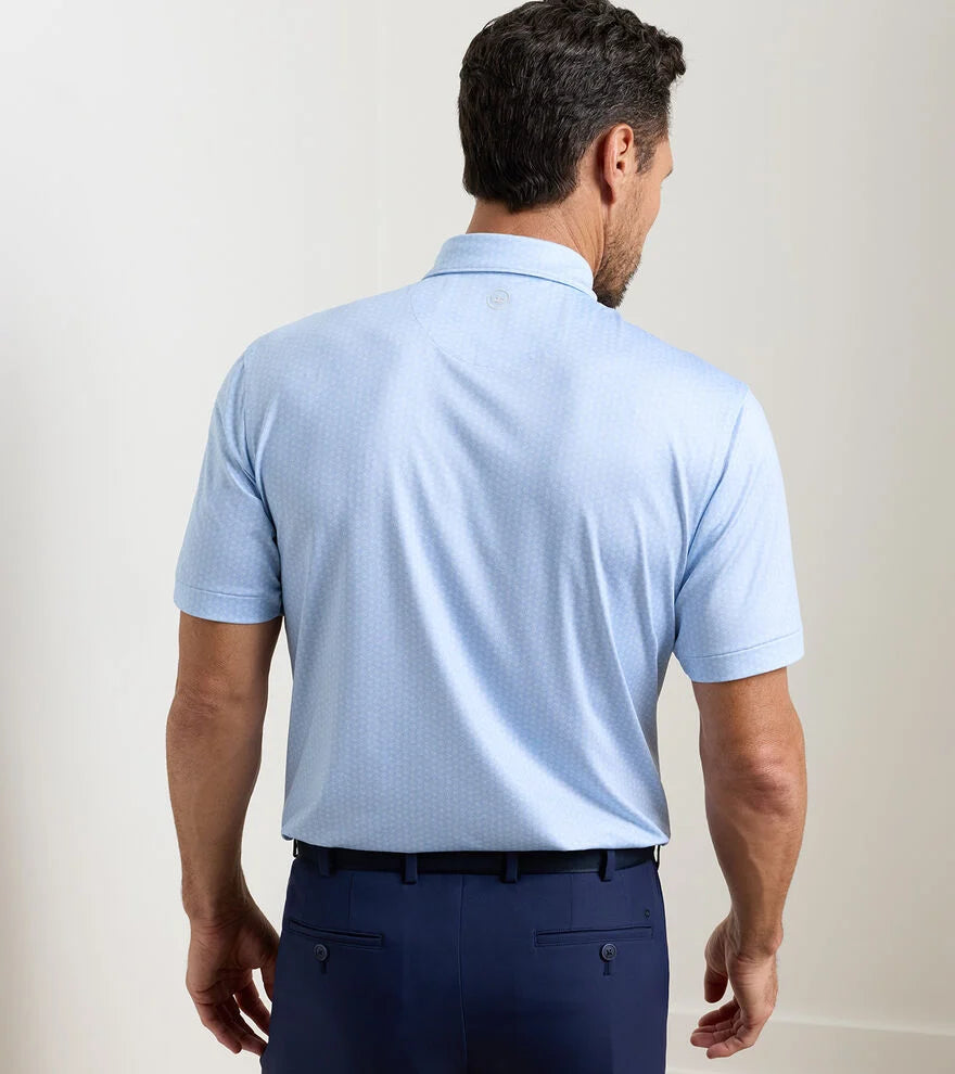 Peter Millar - Nautilus Performance Jersey Polo - Stream Blue