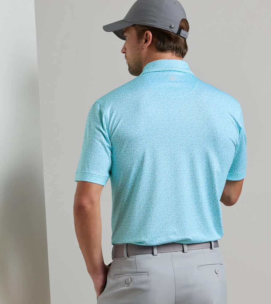 Peter Millar - Jellyfish Performance Jersey Polo - Clearwater
