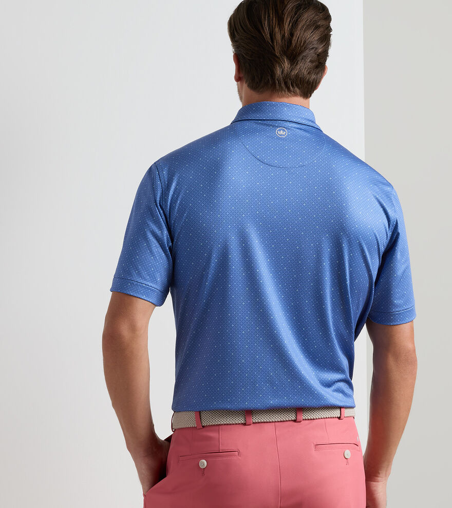 Peter Millar - Barrier Performance Jersey Polo - Windsor Blue
