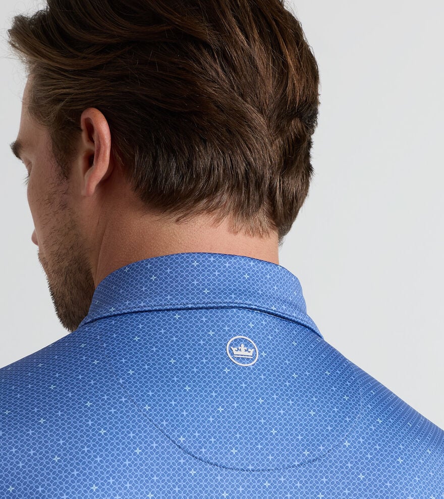 Peter Millar - Barrier Performance Jersey Polo - Windsor Blue