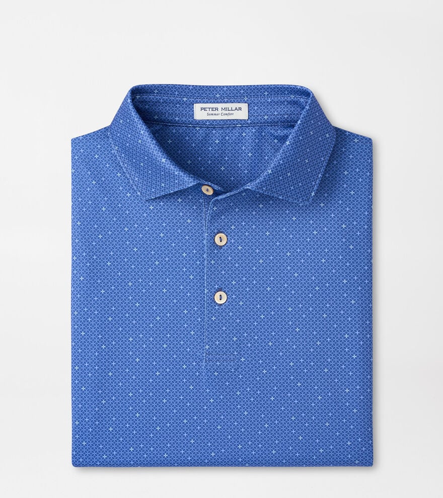 Peter Millar - Barrier Performance Jersey Polo - Windsor Blue