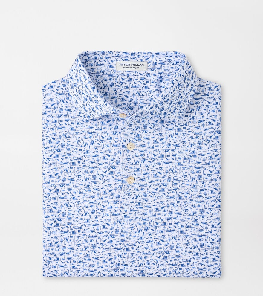 Peter Millar - Coastline Performance Jersey Polo - White