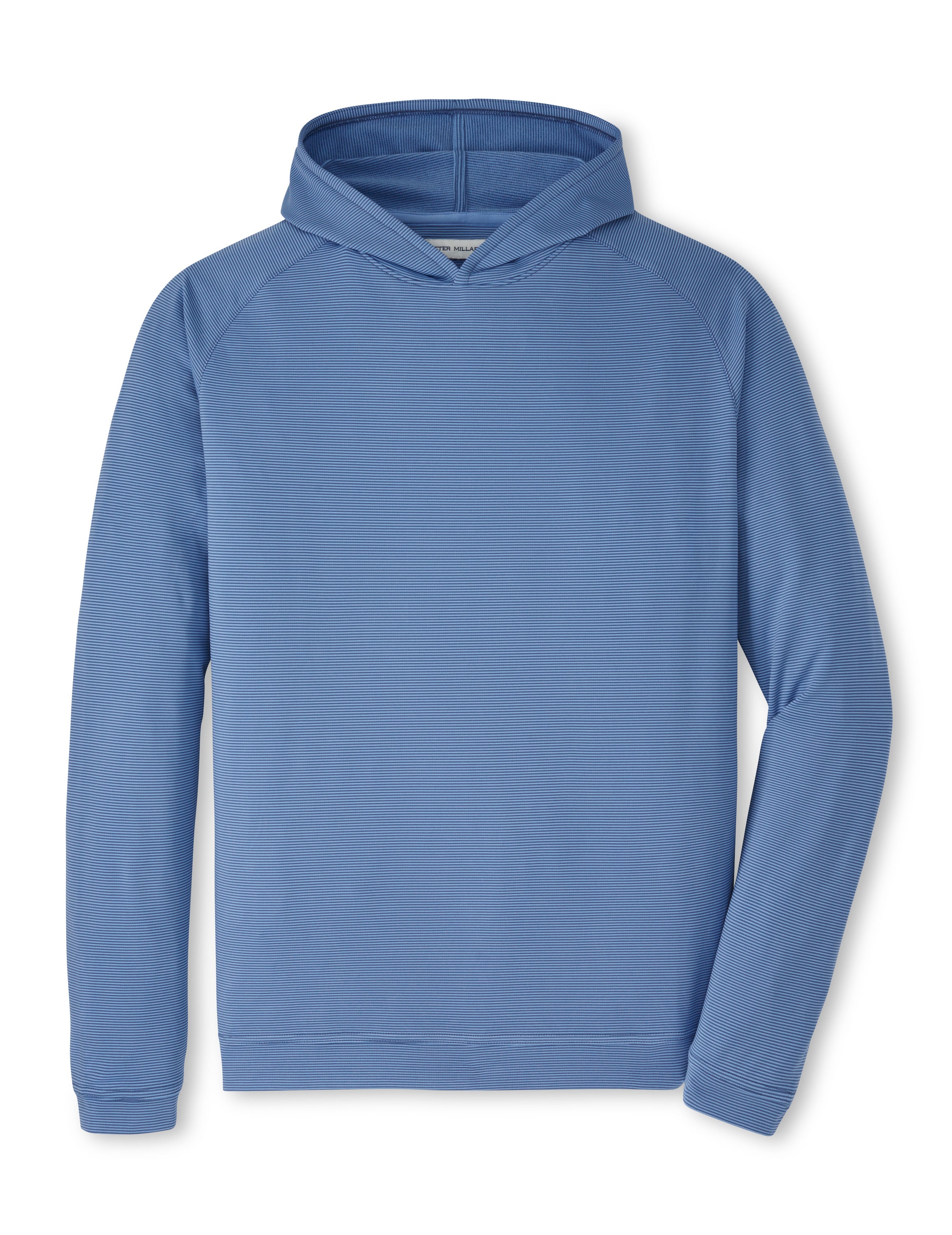 Peter Millar - Pine Sugar Stripe Performance Hoodie - Windsor Blue