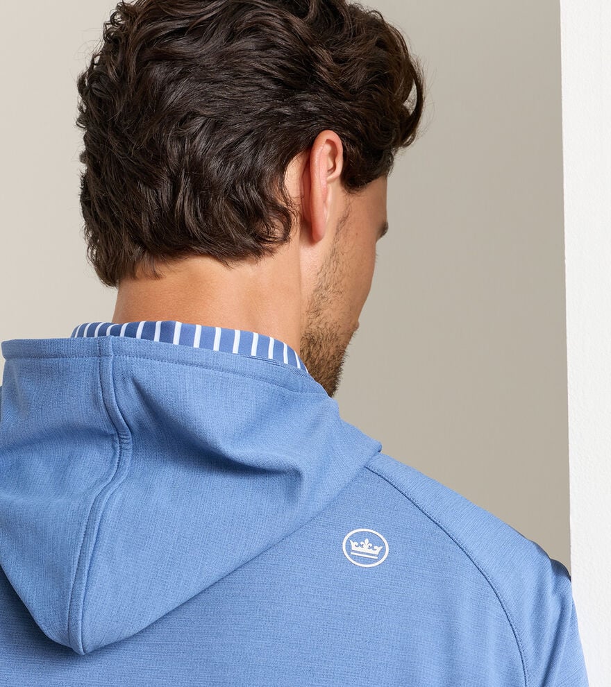 Peter Millar - Pine Performance Hoodie - Windsor Blue