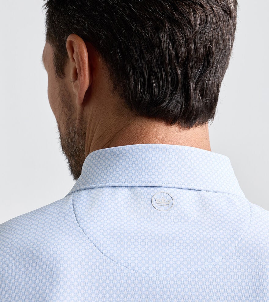 Peter Millar - Grant Performance Mesh Polo - Stream Blue