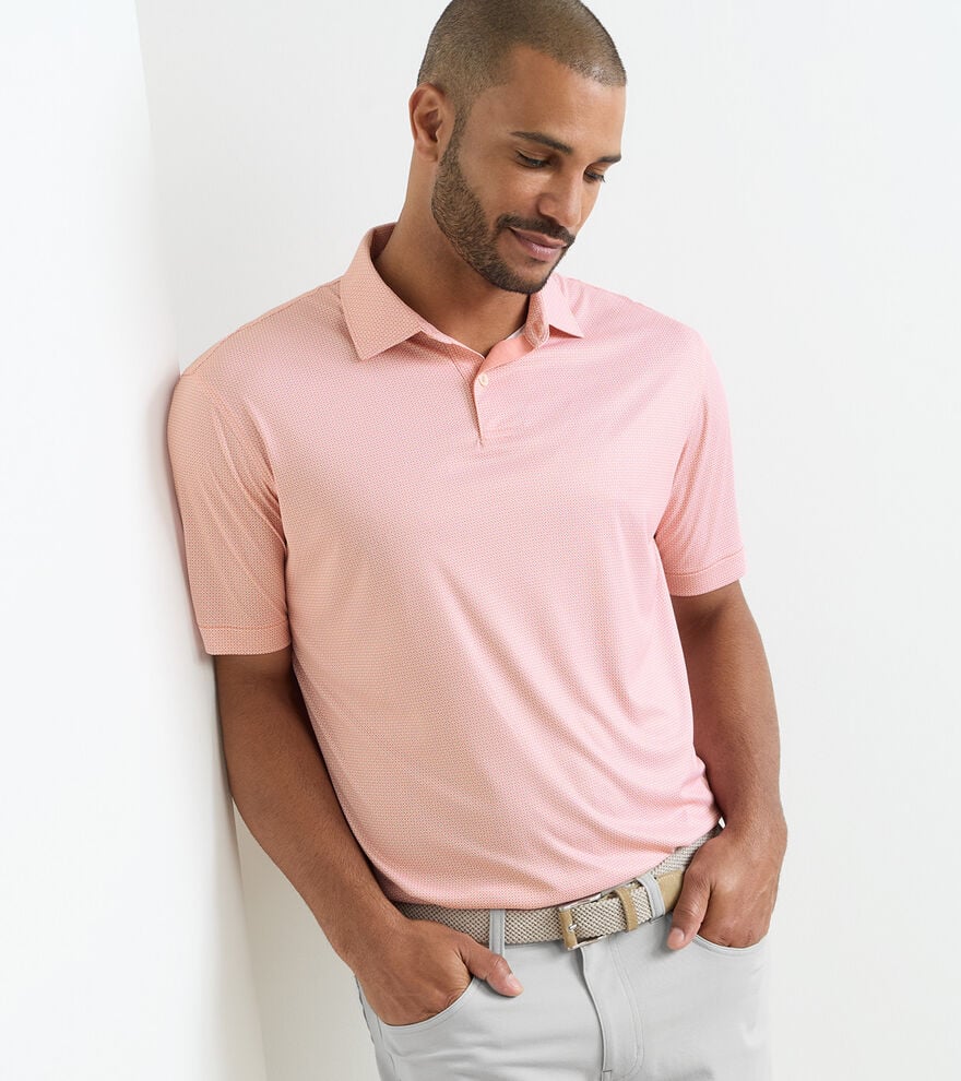 Peter Millar - Featherweight Parke Performance Polo - Venetian Pink