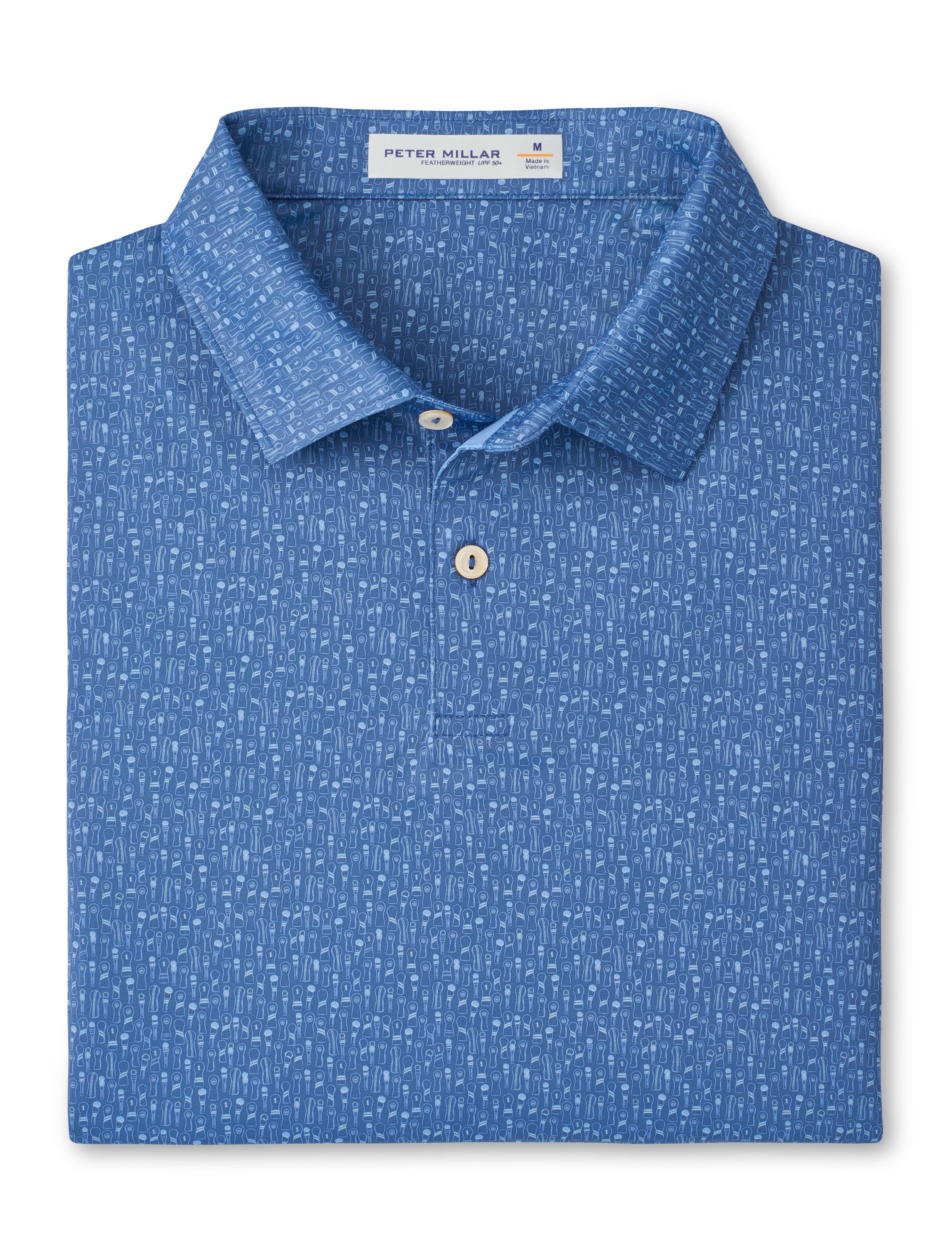 Peter Millar - Featherweight Headcovers Performance Polo - Windsor Blue