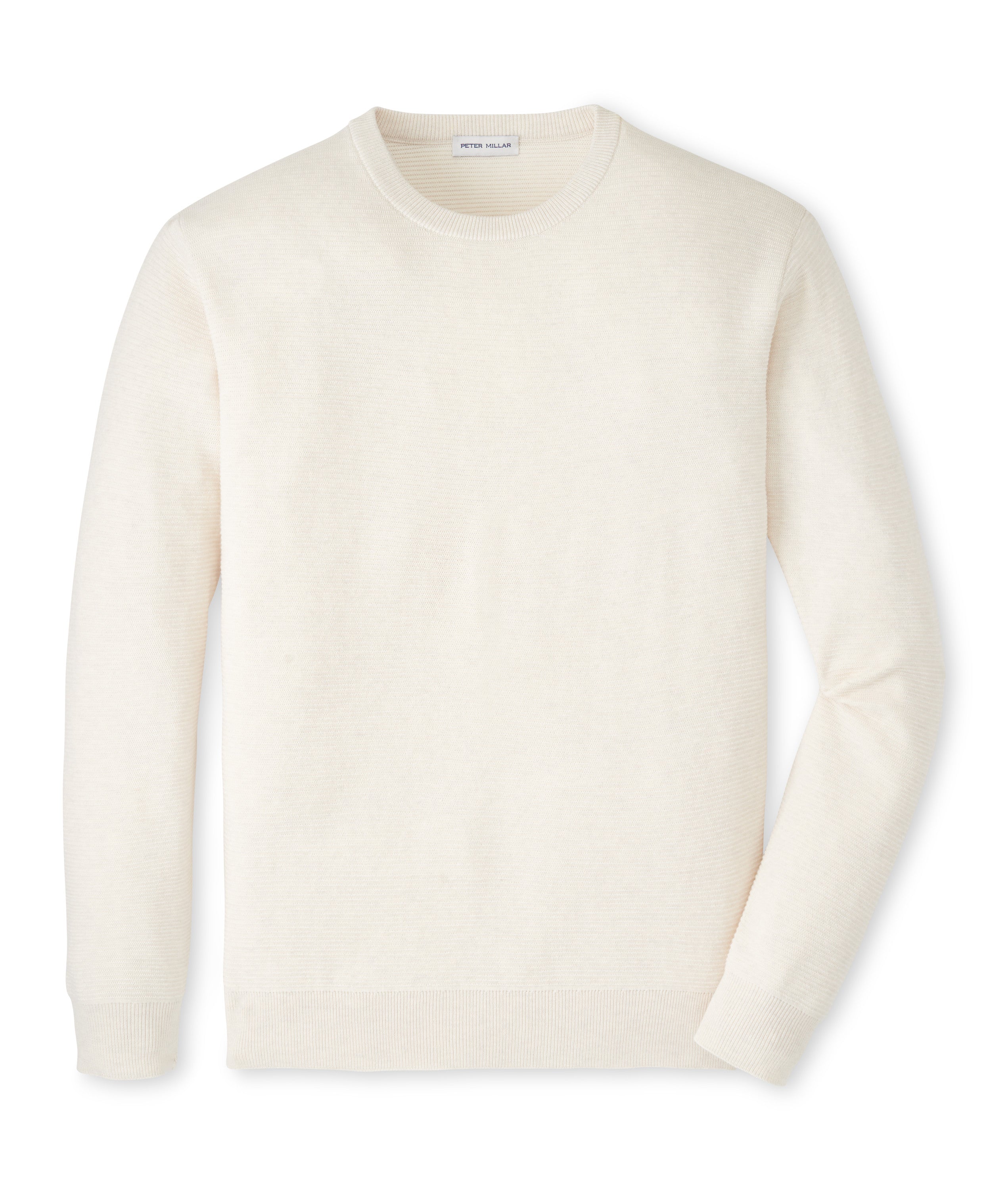 Peter Millar - Coolspun Textured Crewneck Sweater - Ivory
