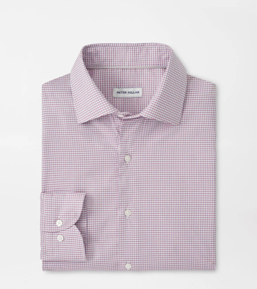 Peter Millar - Conway Crown Lite Cotton - Stretch Sport Shirt - Chili Red