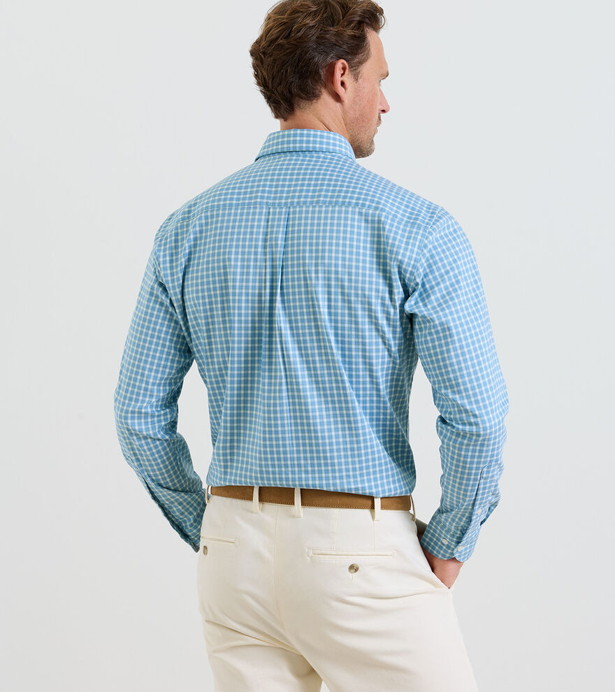 Peter Millar - Felix Crown Lite Cotton-Stretch Sport Shirt - Bluebird