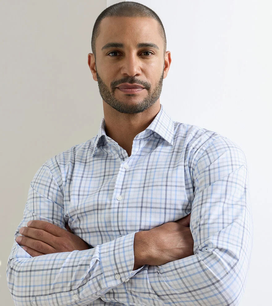 Peter Millar - Warren Crown Lite Cotton Stretch - Cloudy Blue