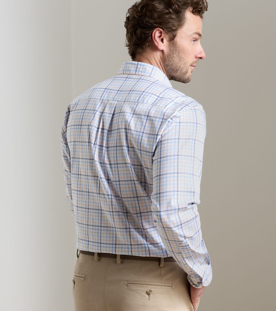 Peter Millar - Warren Crown Lite Cotton-Stretch Sport Shirt - Navy
