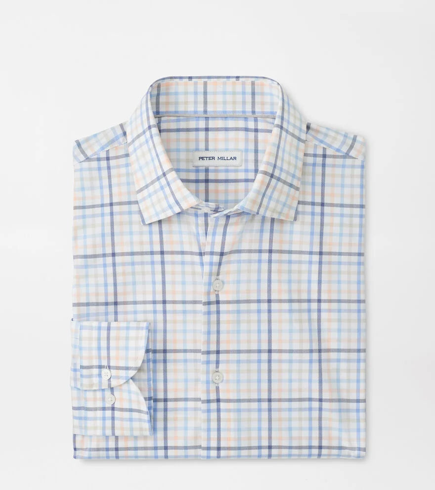 Peter Millar - Warren Crown Lite Cotton-Stretch Sport Shirt - Navy