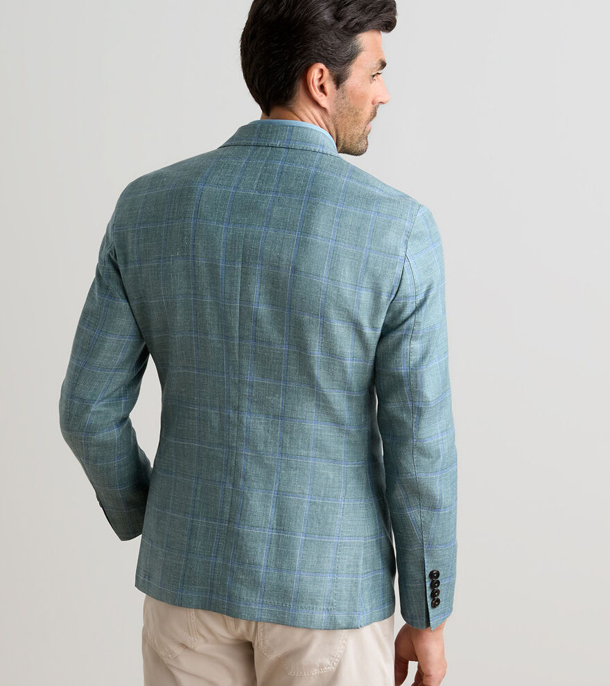Peter Millar - Salisbury Windowpane Soft Jacket - Willow