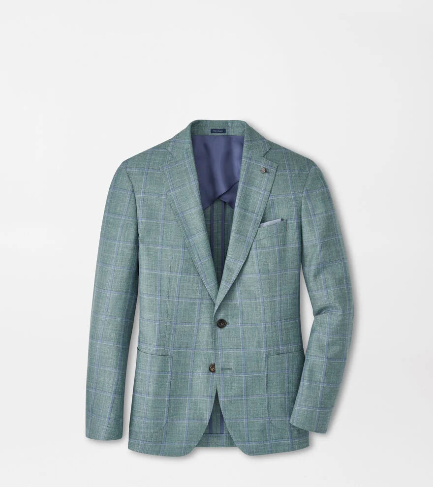 Peter Millar - Salisbury Windowpane Soft Jacket - Willow