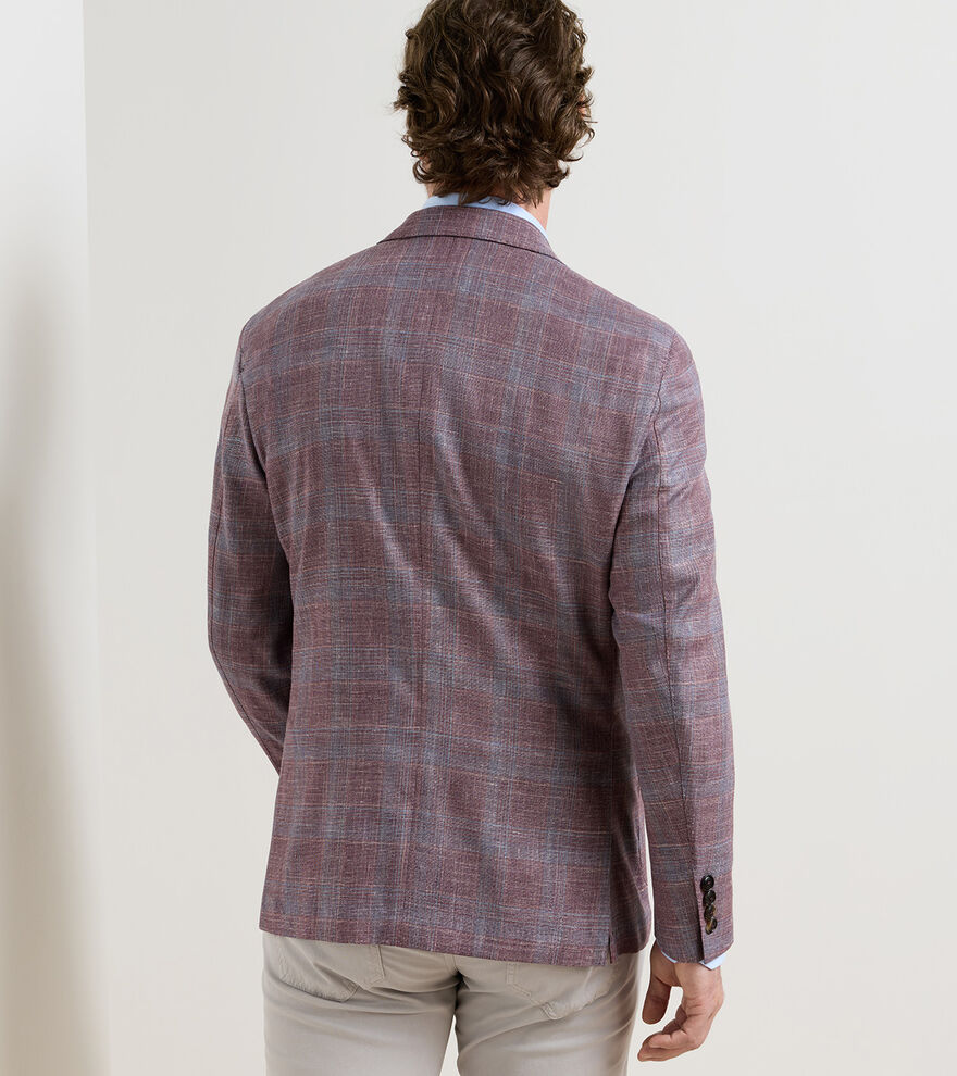 Peter Millar - Gafton Plaid Soft Jacket - Purple Fig