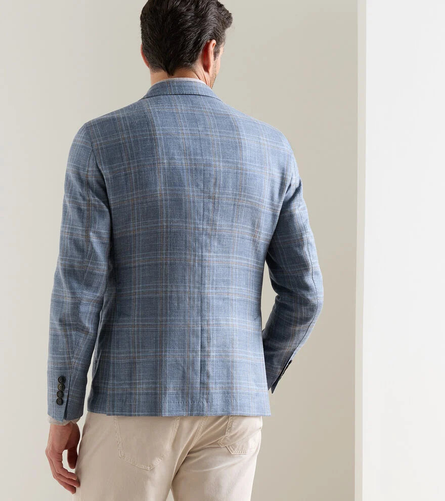Peter Millar - Hertford Plaid Soft Jacket - Storm