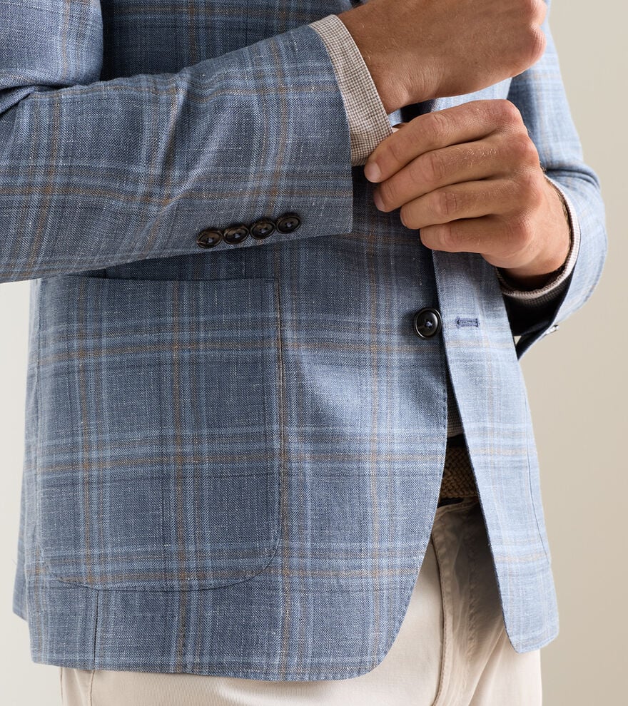 Peter Millar - Hertford Plaid Soft Jacket - Storm