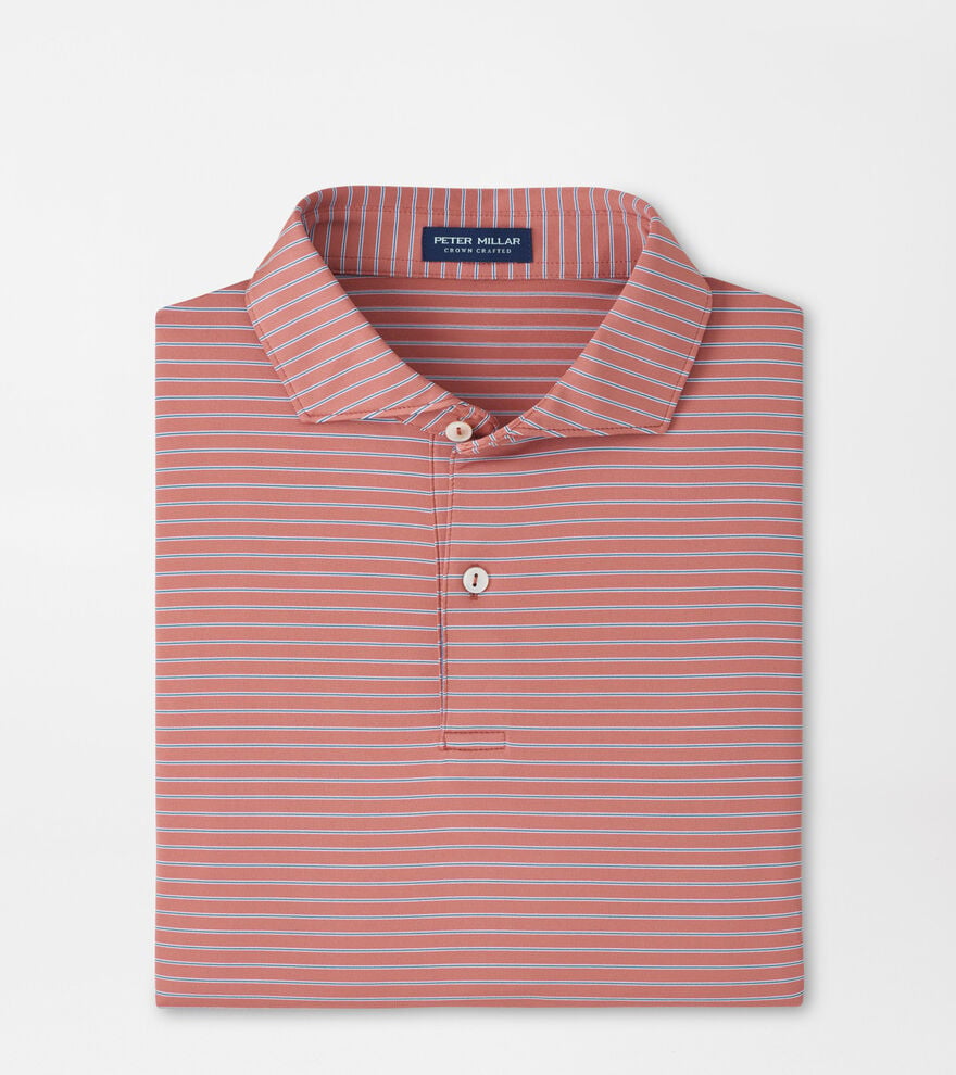 Peter Millar - Keynote Performance Jersey Polo - Faded Scarlet