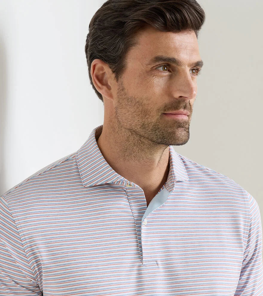 Peter Millar - Alda Performance Jersey Polo- Blue Frost
