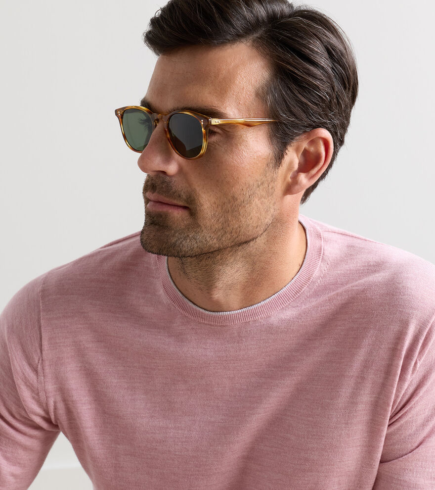 Peter Millar- Excursionist Flex Crew-Rose Quartz