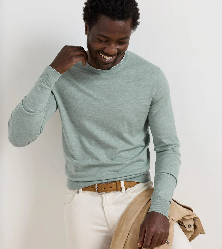 Peter Millar- Excursionist Flex Crew-Willow