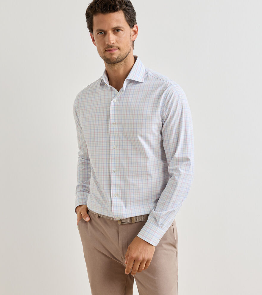 Basin Performance Poplin Sport Shirt - Multi