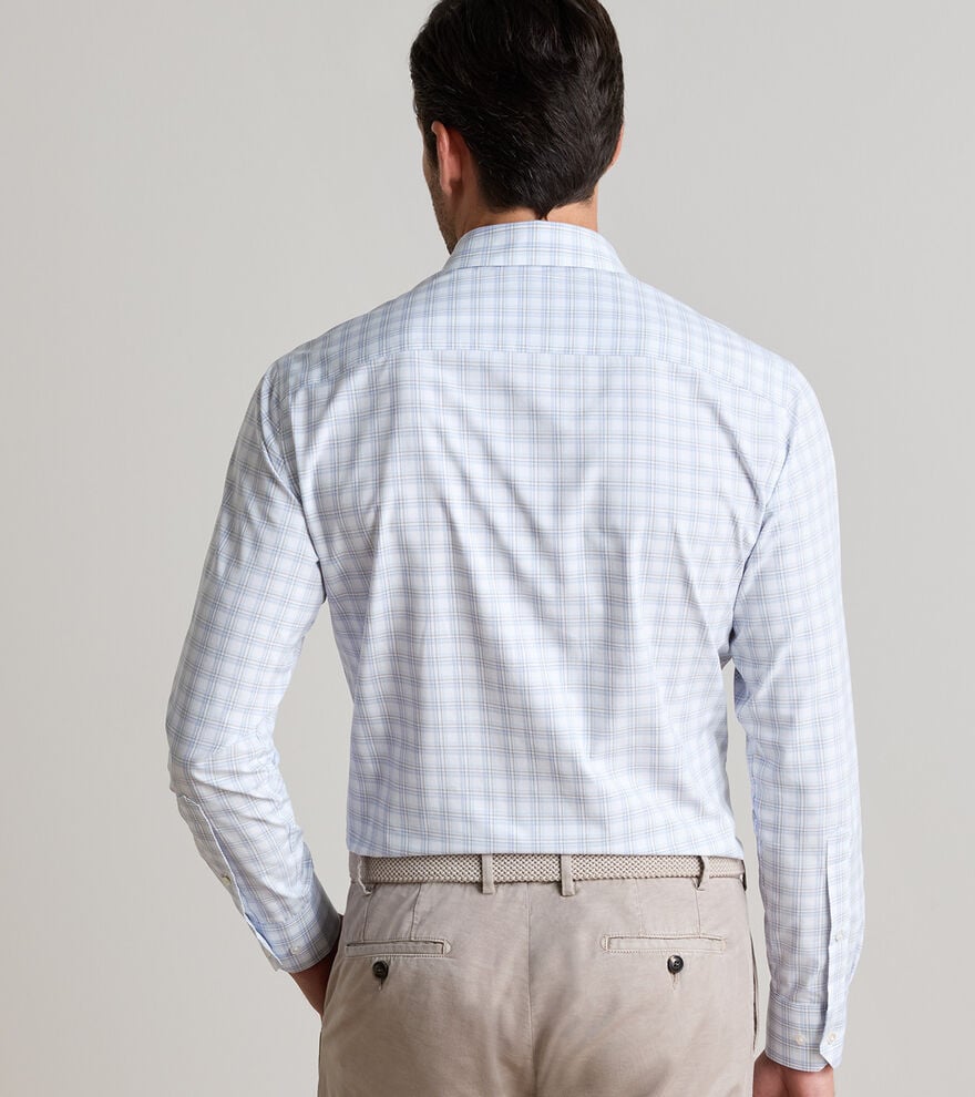 Peter Millar - Bechtle Performance Poplin Sport Shirt - Iris Mist