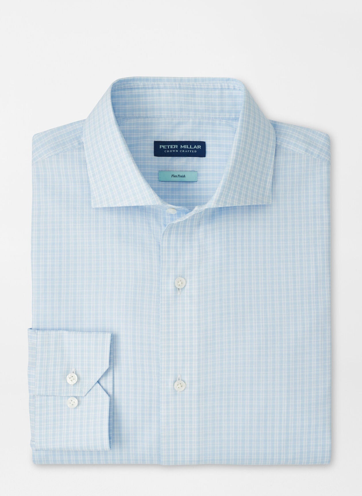 Peter Millar - Dante Cotton Sport Shirt - Blue Forrest