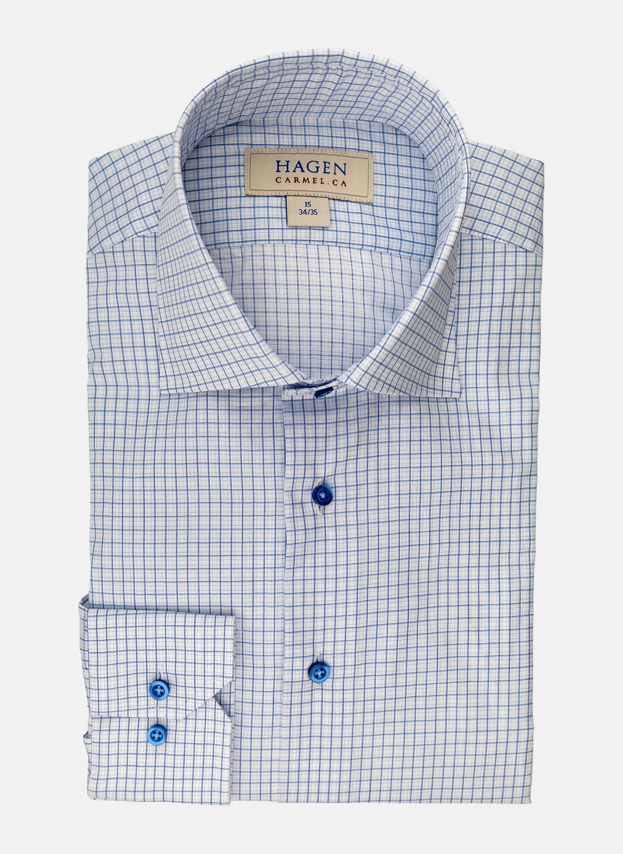 Hagen - Small Graph Dress Shirt - Sky