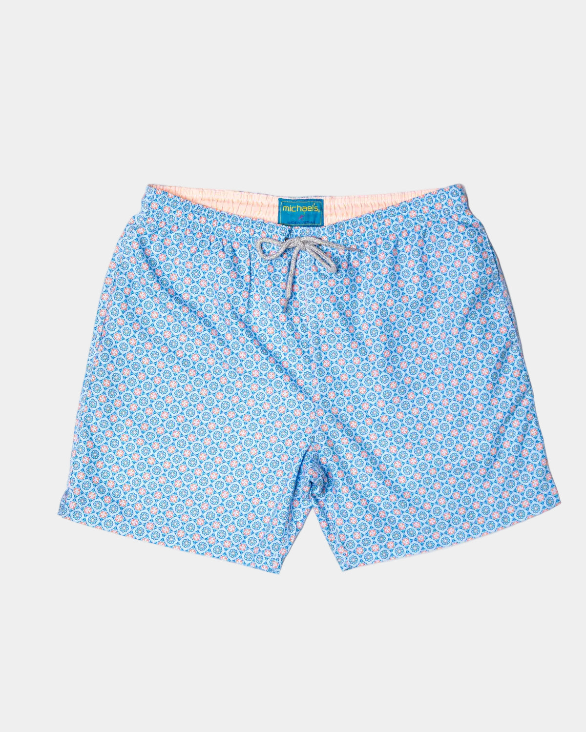 Michael's - Cyclist Liner Swim Trunks - Medallion Blue