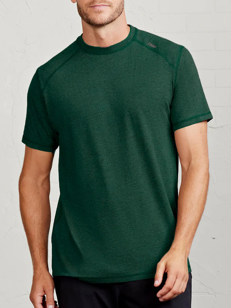 Tasc - Carrollton Fitness T-Shirt - Spruce Heather