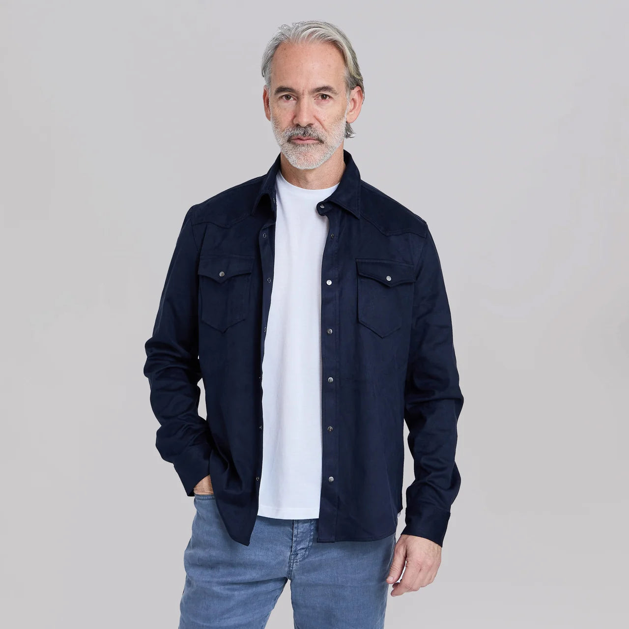 Rye 51 - The Wyatt Mircrosuede Shirt Jacket - Midnight