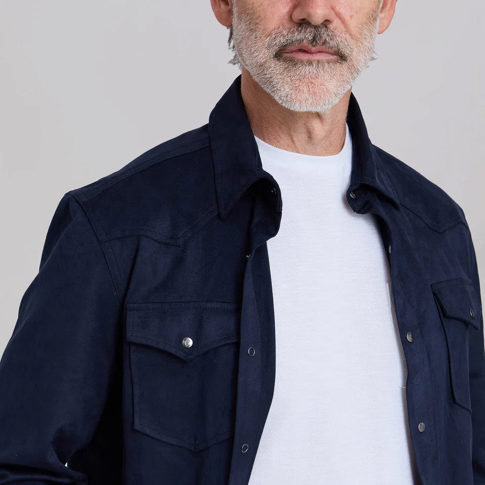 Rye 51 - The Wyatt Mircrosuede Shirt Jacket - Midnight
