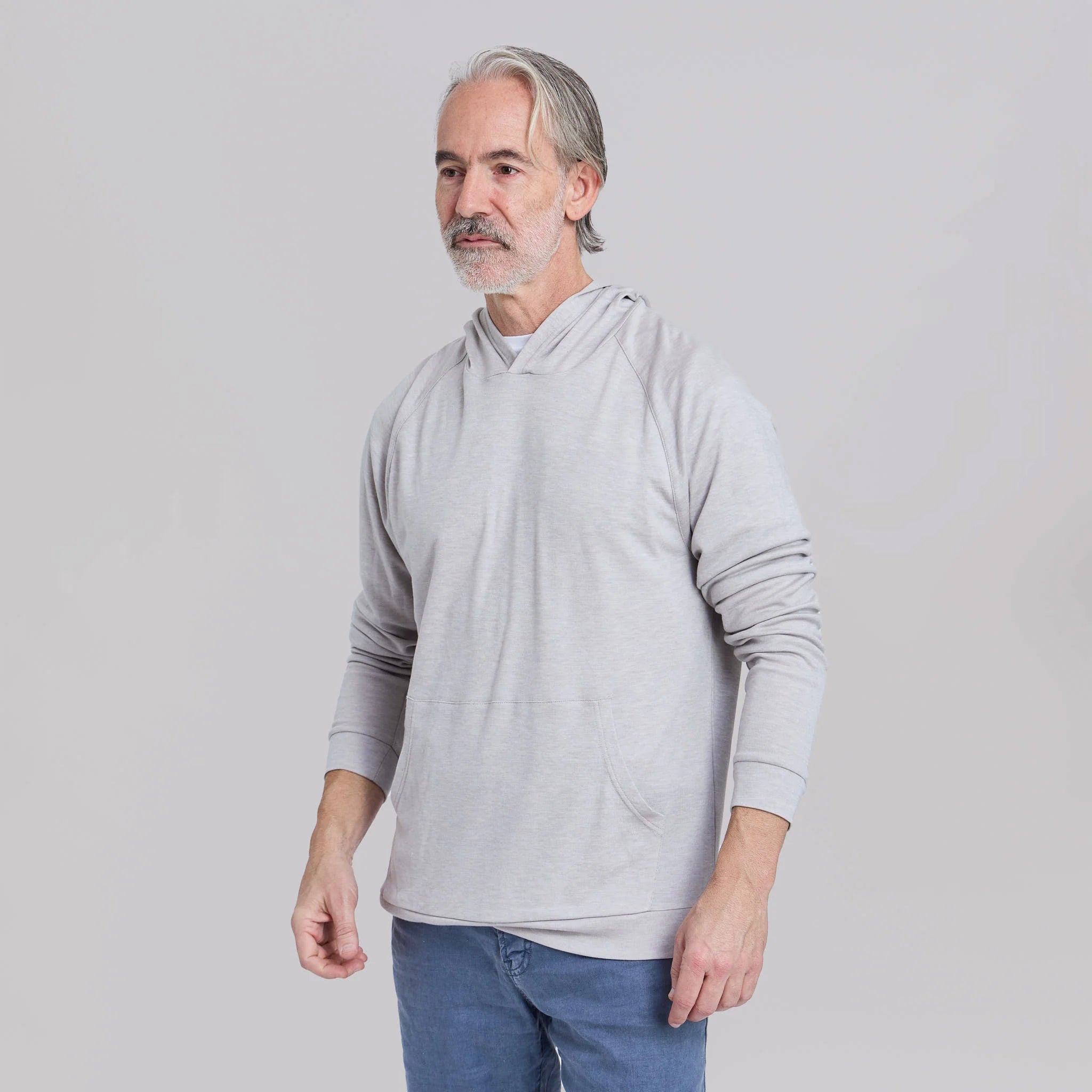 Rye 51 - The Kai - Ultra-Light Hoodie - Light Grey
