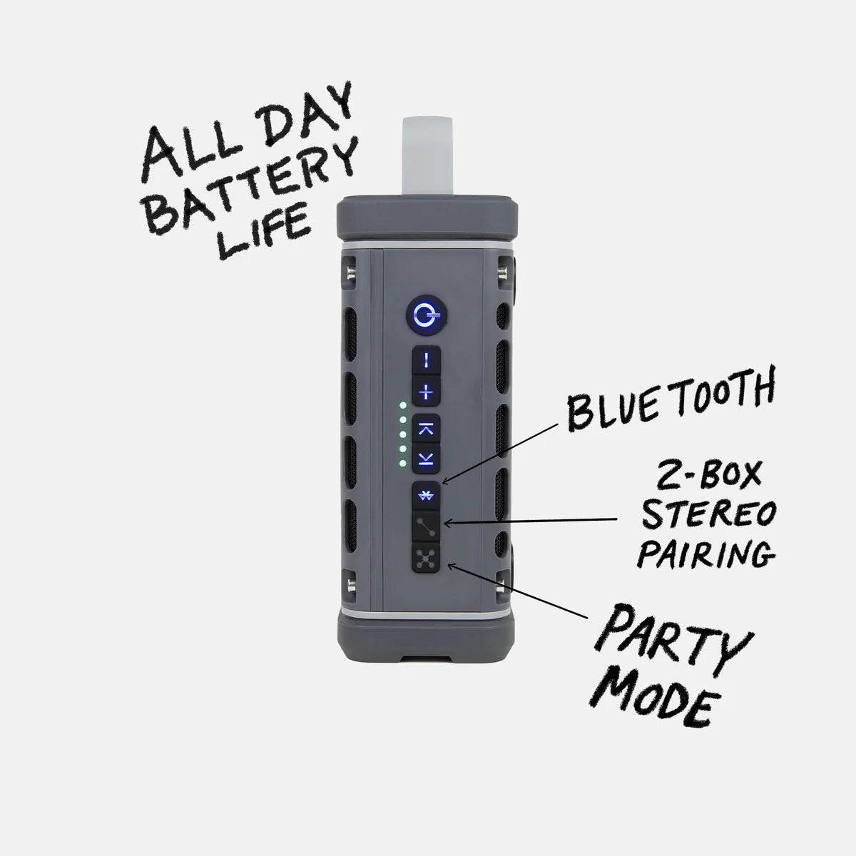 Turtlebox Audio - Ranger Outdoor Speaker - Gray