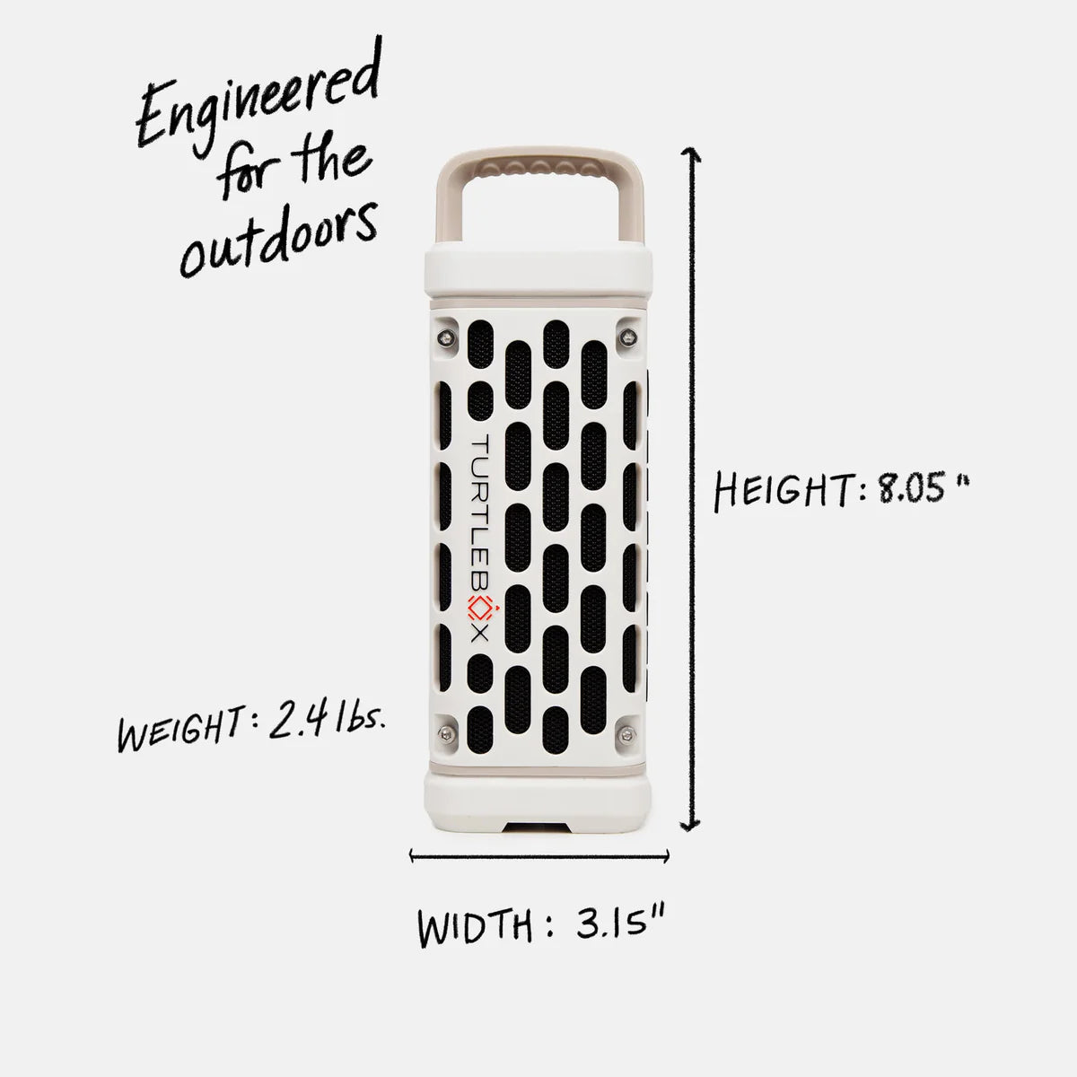 Turtlebox Audio - Ranger Outdoor Speaker - Ivory