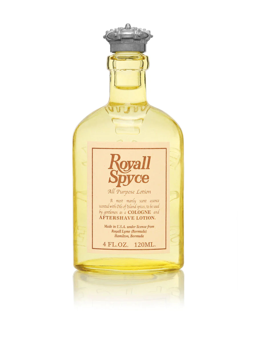 Royall Lyme of Bermuda - Royall Spyce All Purpose Lotion 4 oz. Natural Spray