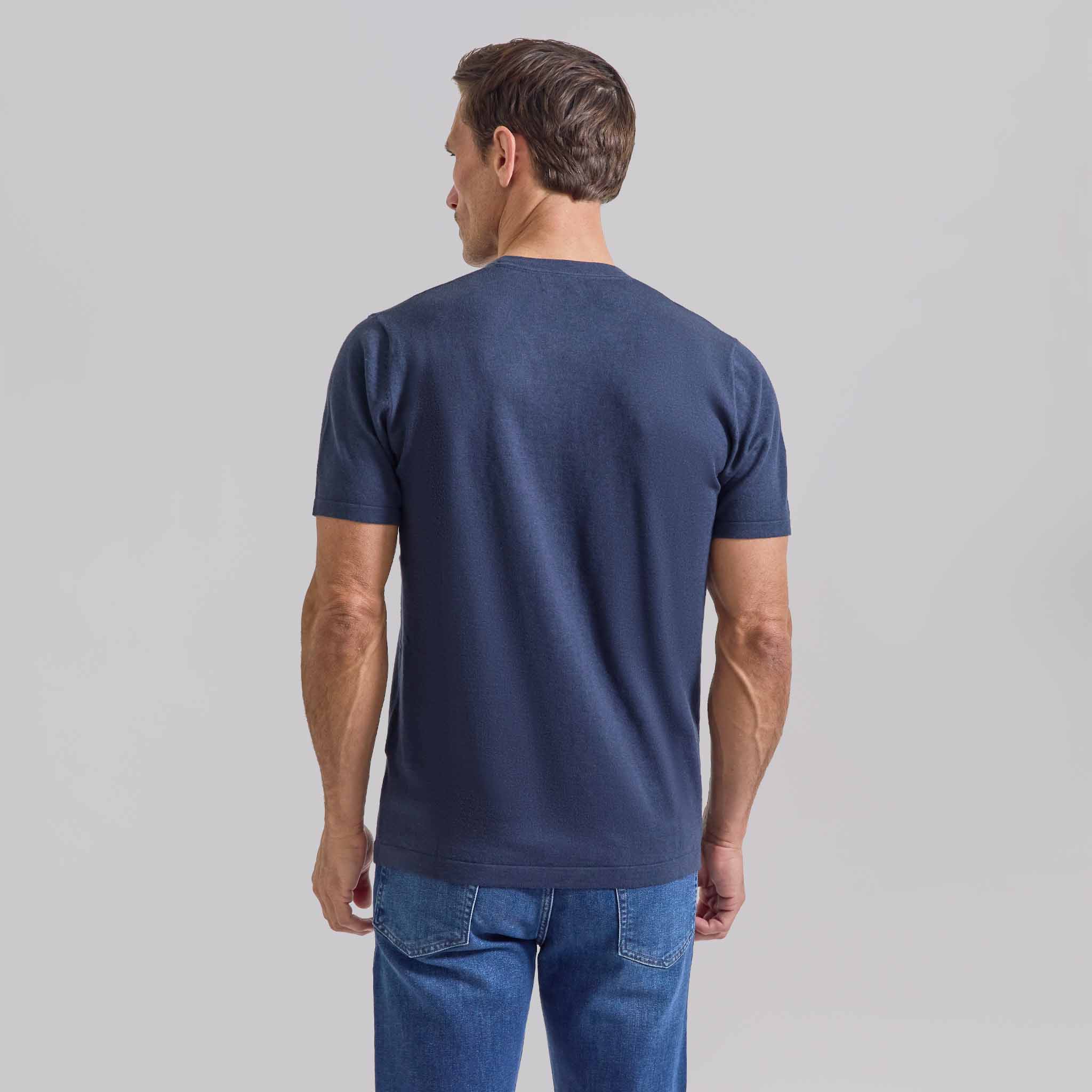 Rye 51 - The Marin - Cotton/Cashmere Tee - Navy