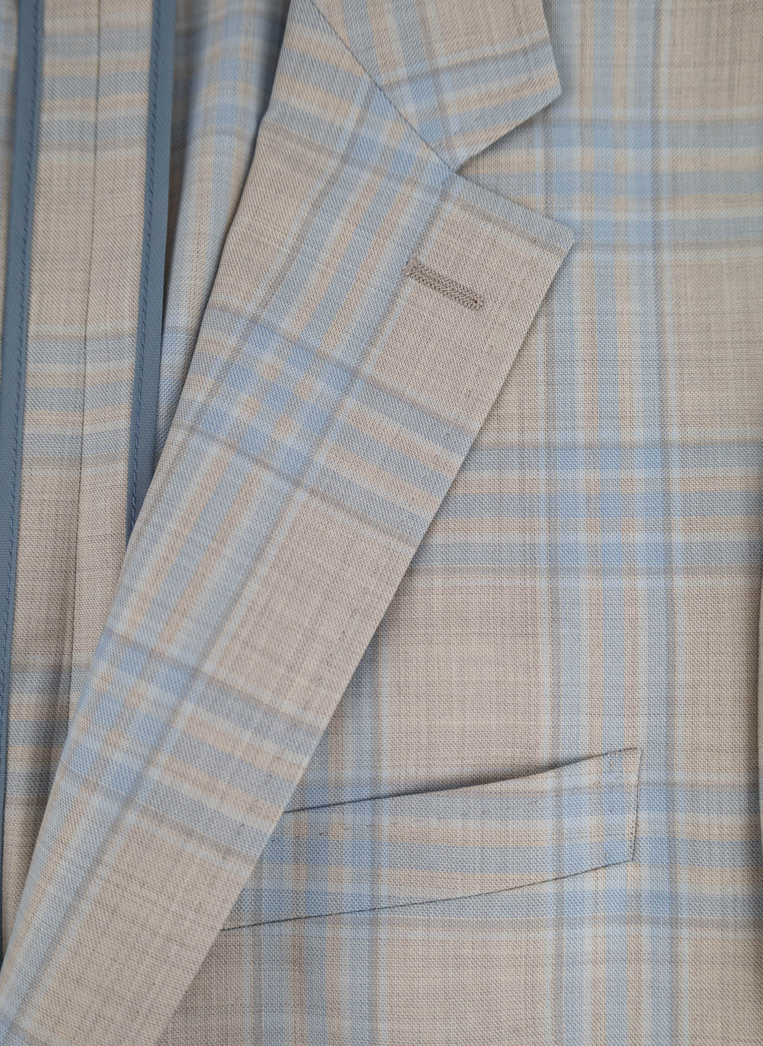 Paul Betenly - Layton Sport Coat - Light Blue Plaid