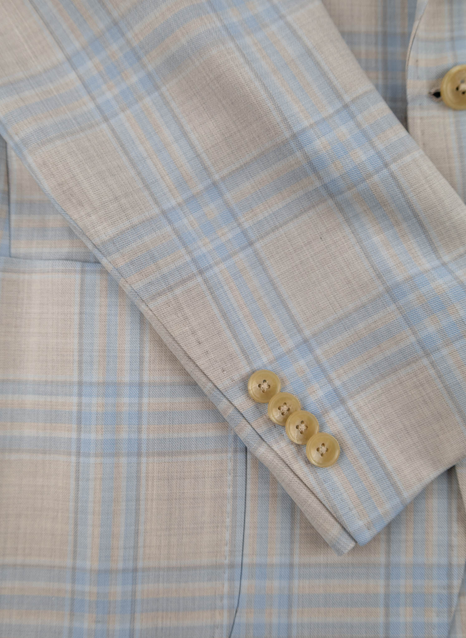 Paul Betenly - Layton Sport Coat - Light Blue Plaid