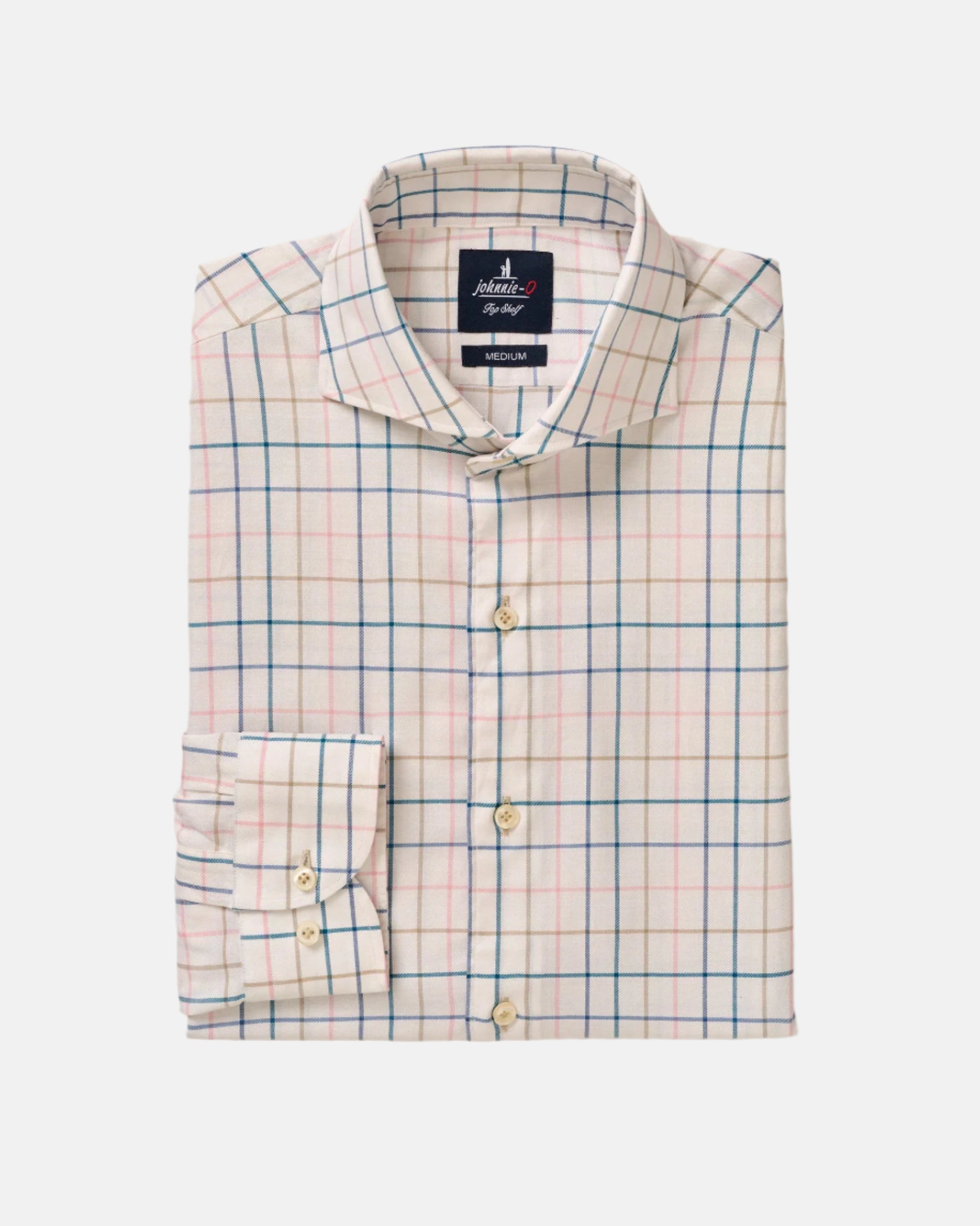 Johnnie-O - Top Shelf Button Up Shirt - Peyton - White