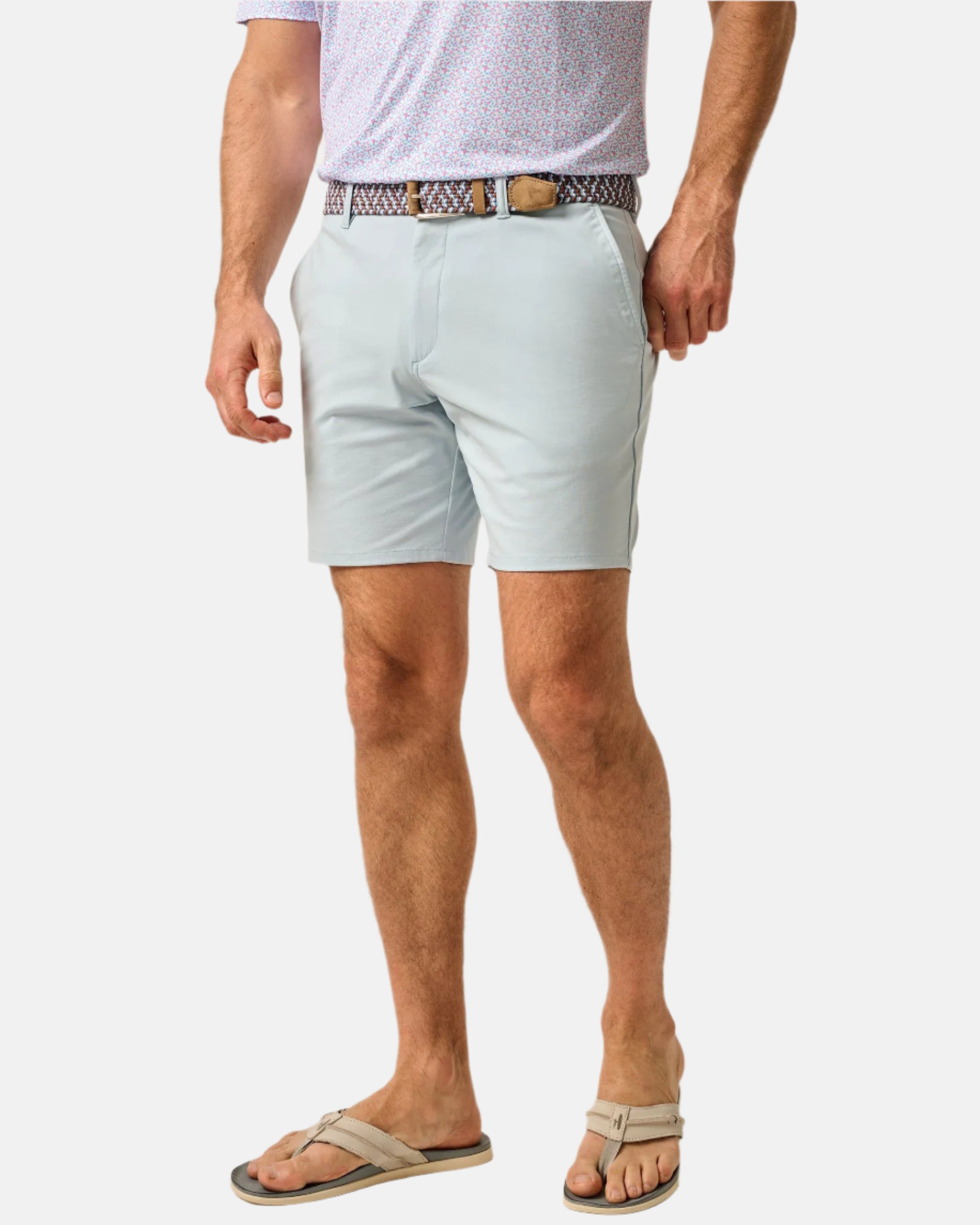 Johnnie-O - Jupiter Cotton Performance Short - Skyway