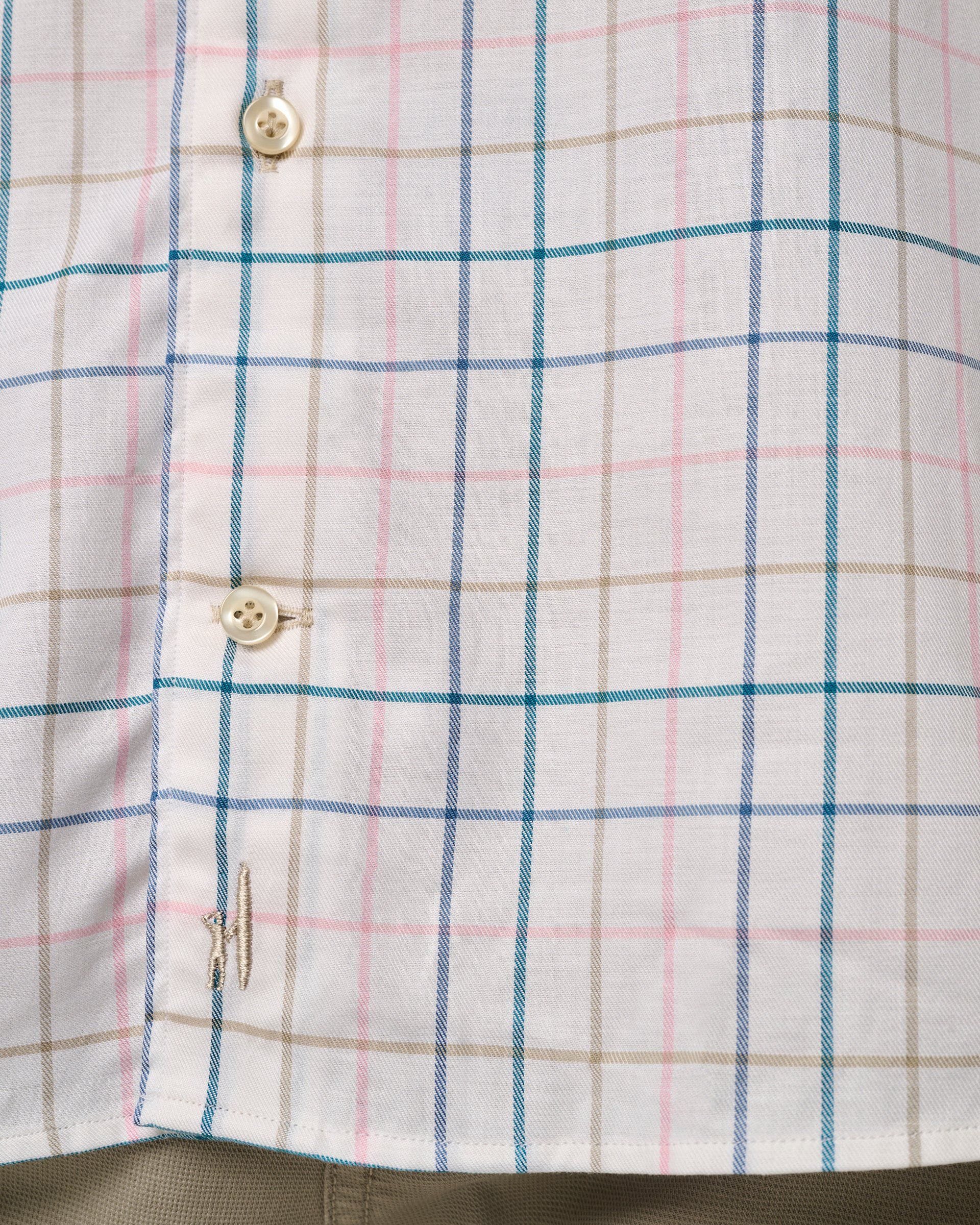 Johnnie-O - Top Shelf Button Up Shirt - Peyton - White